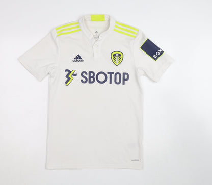 Adidas Men’s White Leeds United Football Jersey Shirt Size S