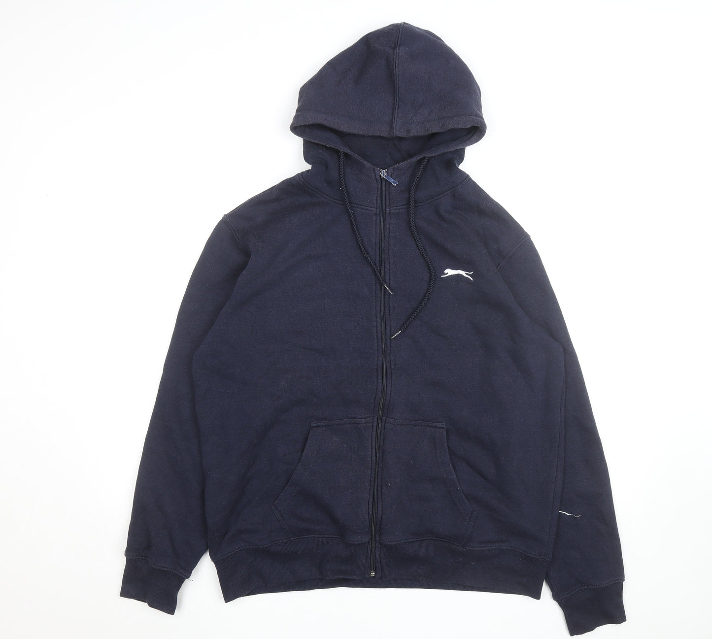 Slazenger Mens Blue XL Full Zip Hoodie Fleece Sweatshirt