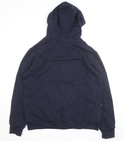 Slazenger Mens Blue XL Full Zip Hoodie Fleece Sweatshirt
