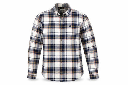 Marks & Spencer Men's Blue Plaid Cotton Flannel Shirt XL