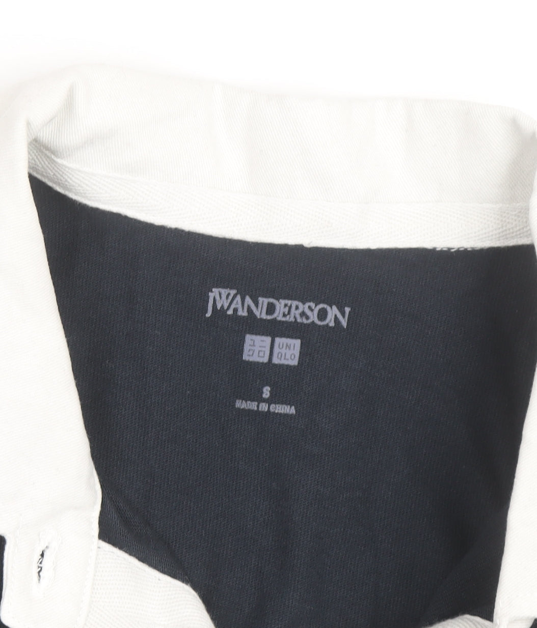 JW Anderson x Uniqlo Men's Blue Long Sleeve Rugby Shirt Size S