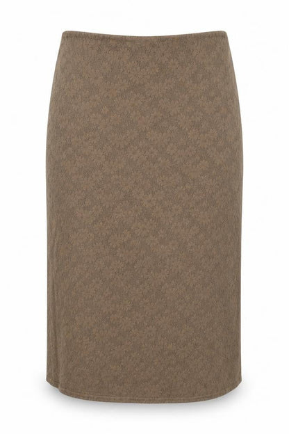 Marks and Spencer Women's Brown Lace Pencil Skirt Size 18