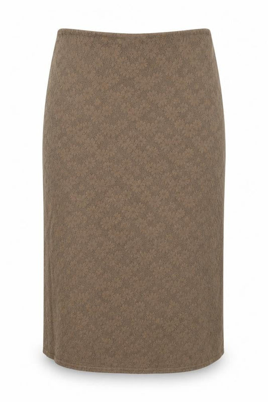 Marks and Spencer Women's Brown Lace Pencil Skirt Size 18