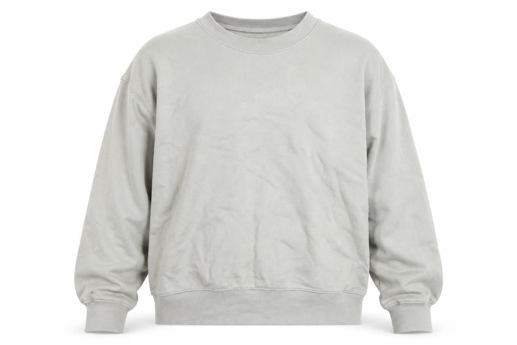 H&M Men's Beige Pullover Sweatshirt Size M Regular Fit Crew Neck