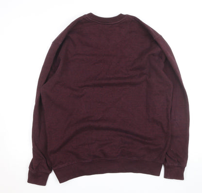 Asquith & Fox Men’s Brown Crew Neck Pullover Sweatshirt L