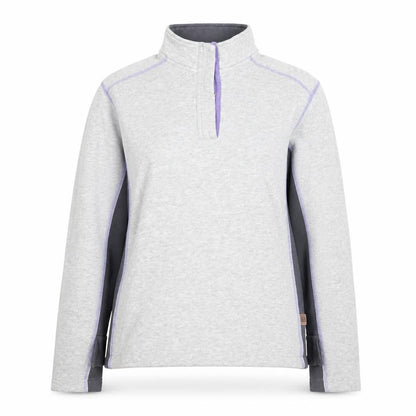 Reed Sport Women’s Grey 1/4 Zip Fleece Track Jacket Size S