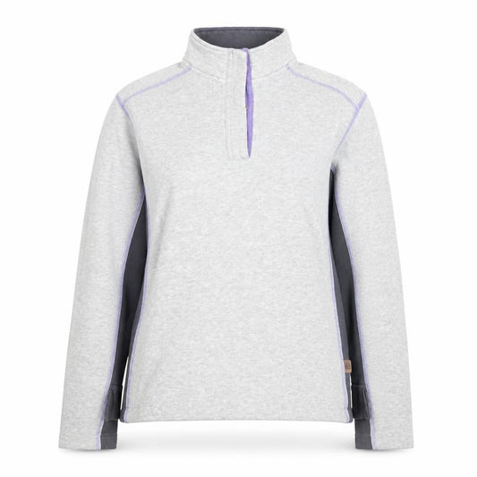 Reed Sport Women’s Grey 1/4 Zip Fleece Track Jacket Size S