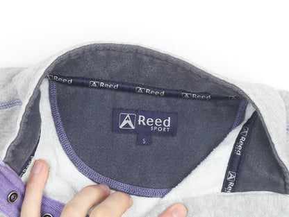 Reed Sport Women’s Grey 1/4 Zip Fleece Track Jacket Size S