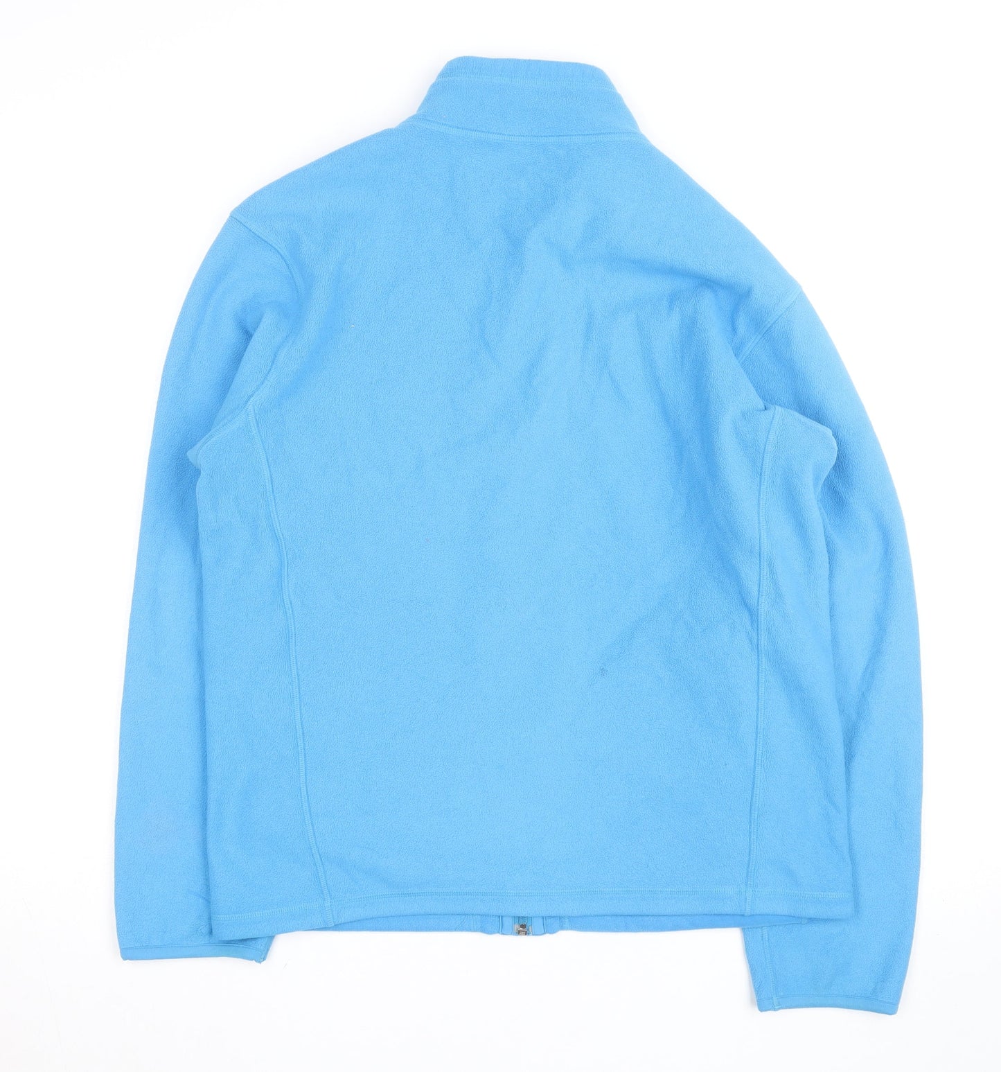 Uniqlo Women's Blue Fleece Full Zip Jacket Size M Lightweight