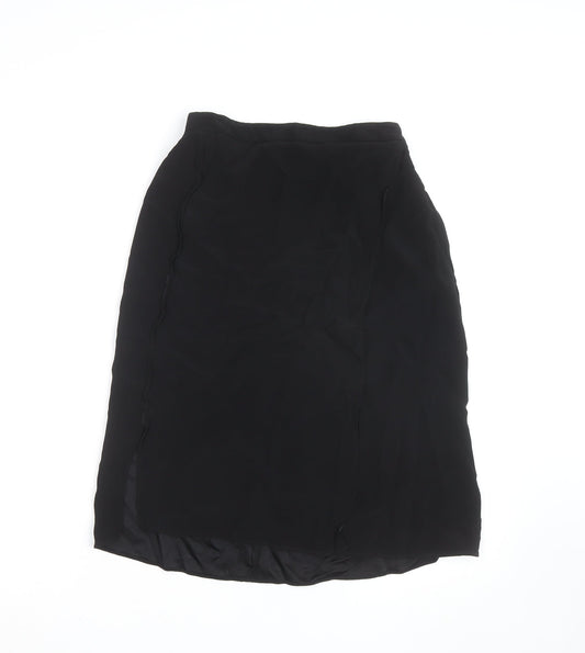L.K. Bennett Women’s Black Petite Size 10 Pencil Midi Skirt