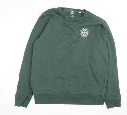 Stanley/Stella Men's Green XL Pullover Sweatshirt University Logo
