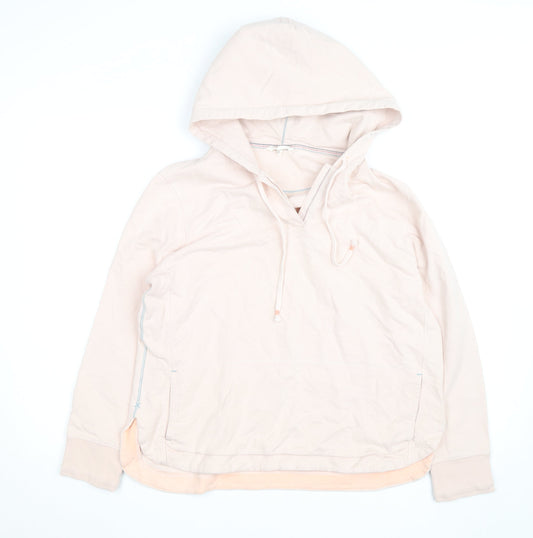 White Stuff Womens Pale Pink Size 12 Pullover Hoodie Sweatshirt