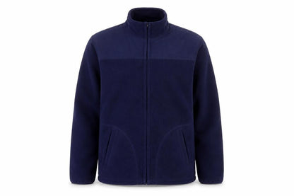 Logan & Martin Men's Navy Blue Fleece Full Zip Active Jacket M