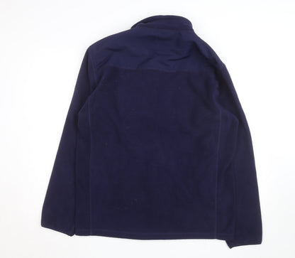 Logan & Martin Men's Navy Blue Fleece Full Zip Active Jacket M