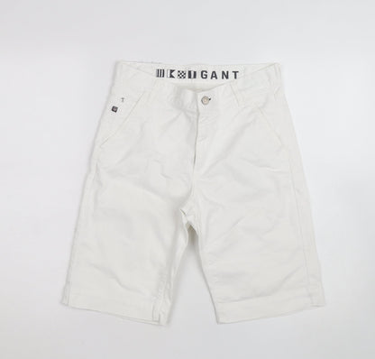 GANT Women's White Bermuda Shorts Size 28 Cotton Blend