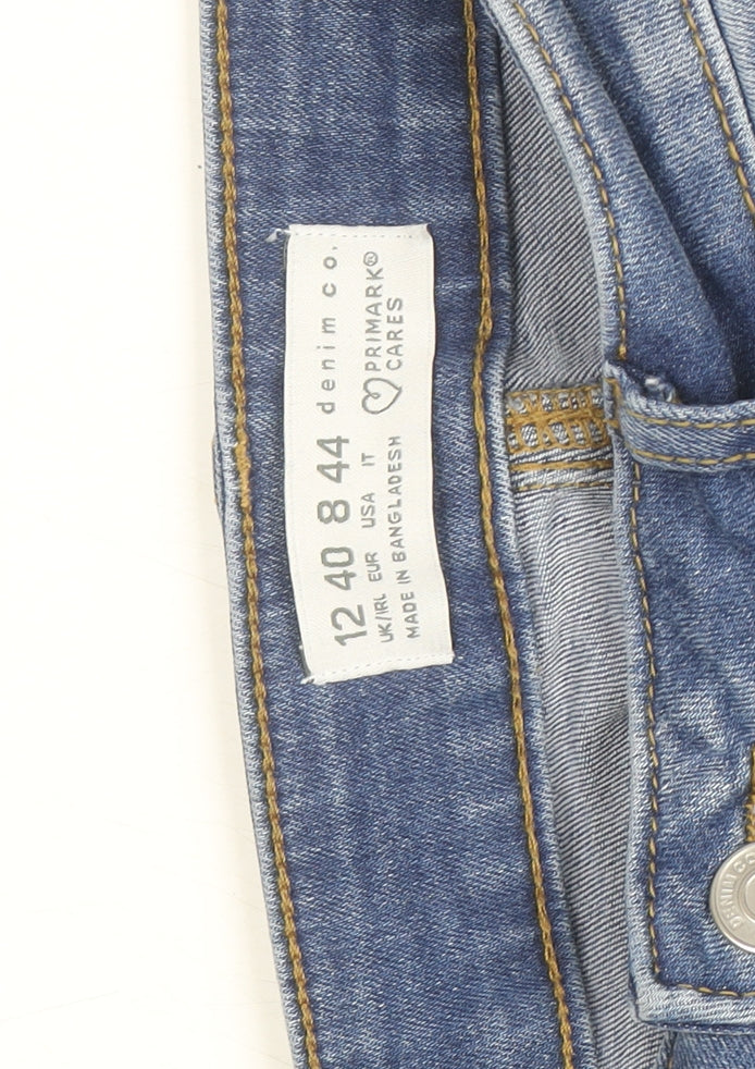 Primark Women's Blue Skinny Jeans Size 12 Slim Fit Denim