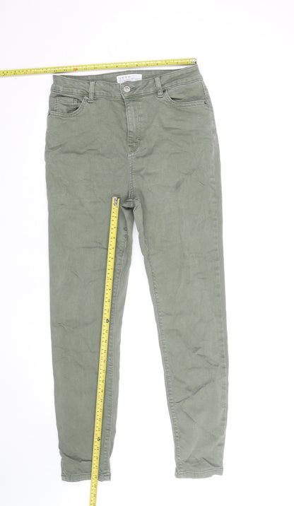 Primark Women’s Green Skinny Jeans Size 12 Stretch Denim