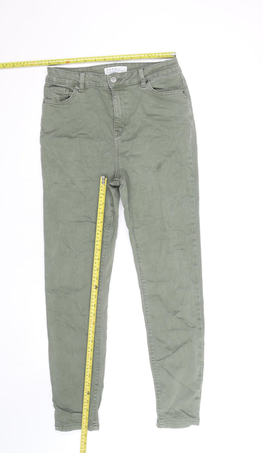 Primark Women’s Green Skinny Jeans Size 12 Stretch Denim