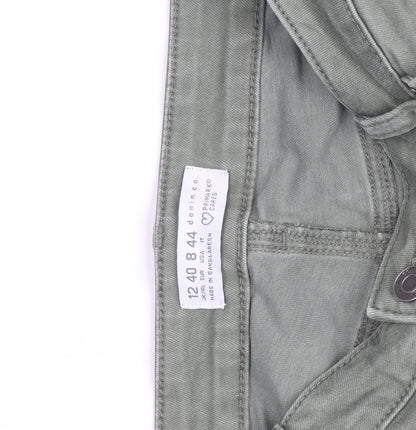 Primark Women’s Green Skinny Jeans Size 12 Stretch Denim