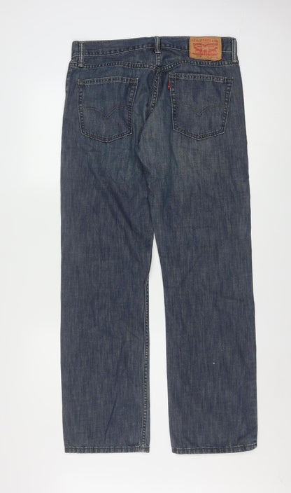 Levi's 514 Men Blue Straight Regular Fit Jeans 33x32 Denim