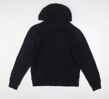 Puma Men's Black Pullover Hoodie Small Sports Fleece Sweatshirt