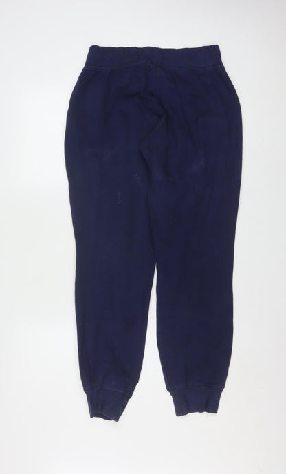 Adidas Women’s Blue Jogger Sweatpants Size S Fleece Trousers