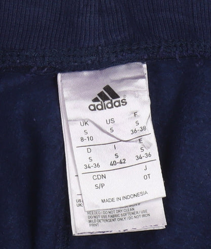 Adidas Women’s Blue Jogger Sweatpants Size S Fleece Trousers