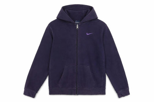 Front view of Nike boys’ purple full zip hoodie 13-15 years fleece sweatshirt