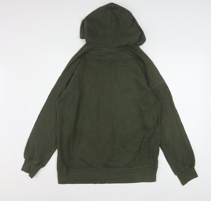 Champion Boys Green Pullover Hoodie XL 13-14 Years Cotton Blend Logo