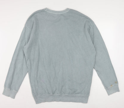 Reebok Men's Grey Crew Neck Pullover Sweatshirt Size M
