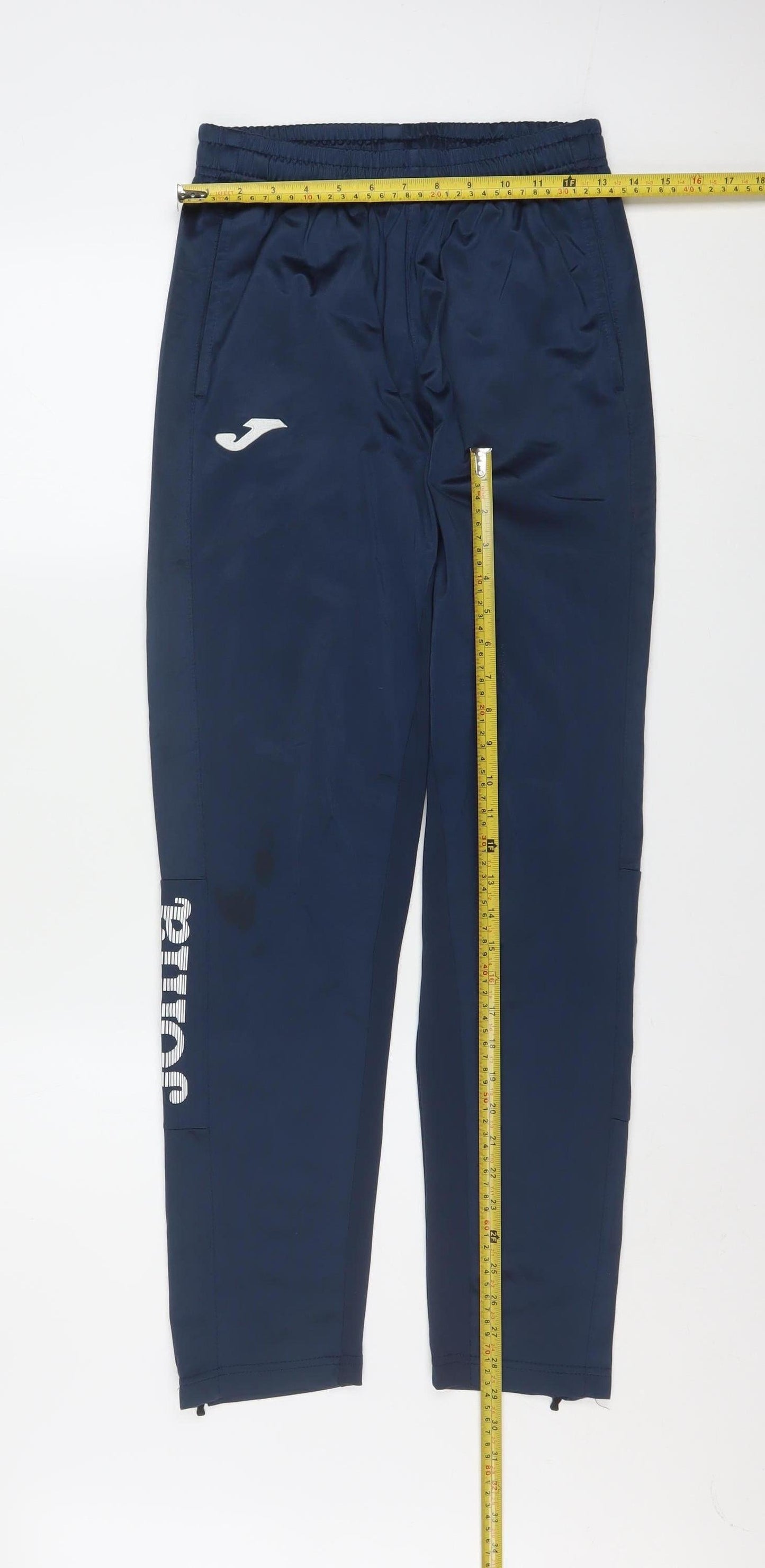 Joma Men's Blue Small Track Pants Tapered Fit Activewear Trousers