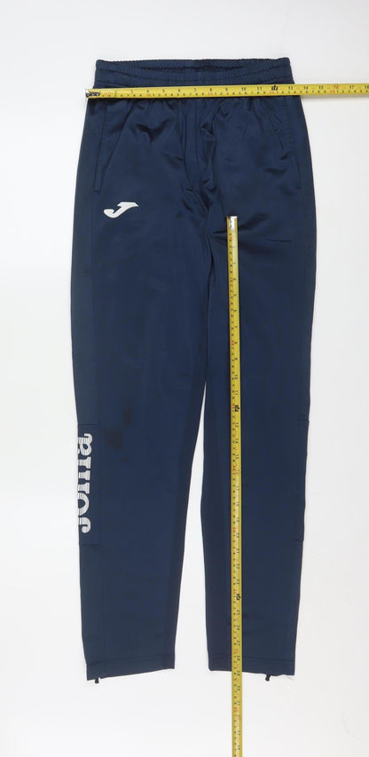 Joma Men's Blue Small Track Pants Tapered Fit Activewear Trousers