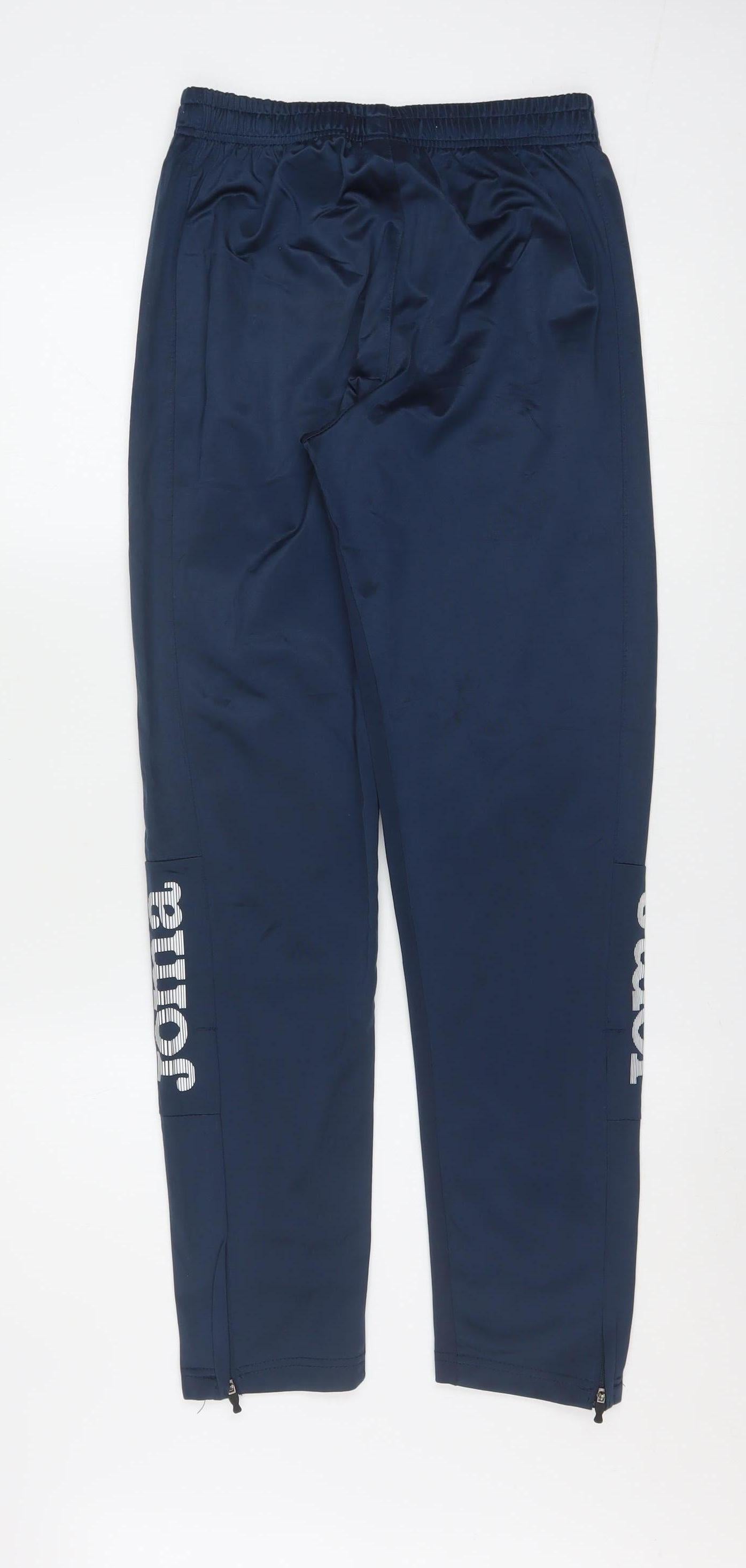 Joma Men's Blue Small Track Pants Tapered Fit Activewear Trousers
