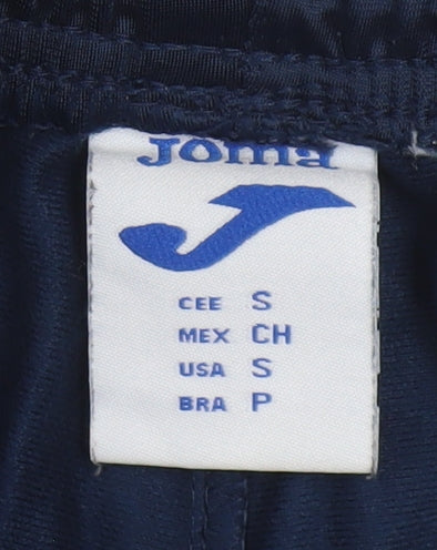 Joma Men's Blue Small Track Pants Tapered Fit Activewear Trousers