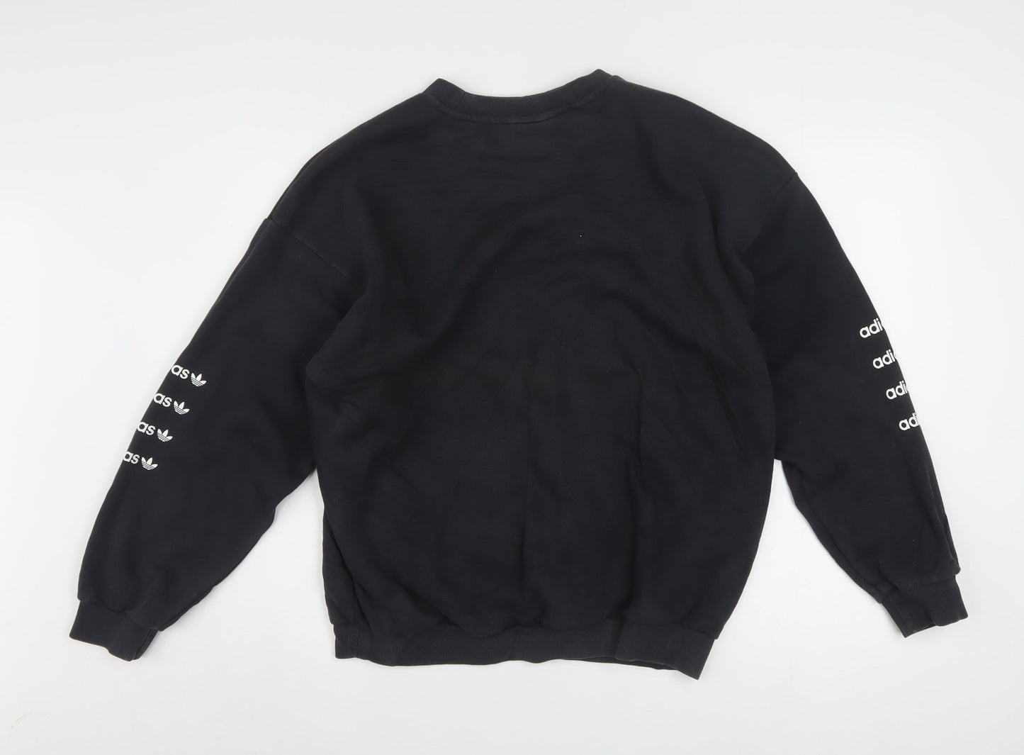 Adidas Women’s Black Crew Neck Pullover Sweatshirt UK 16