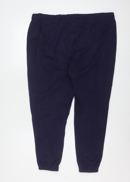 GAP Women’s Blue XL Jogger Fleece Sweatpants with Drawstring Waist