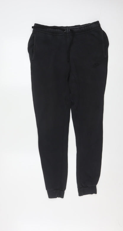 Nike Men's Black XS Jogger Sweatpants Cotton Blend Fleece Tapered Fit