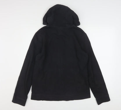 Nike Boys Black Full Zip Hoodie XL 158-170cm Fleece Sweatshirt
