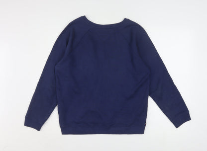 Tommy Hilfiger Denim Women's Navy Blue XS Pullover Sweatshirt