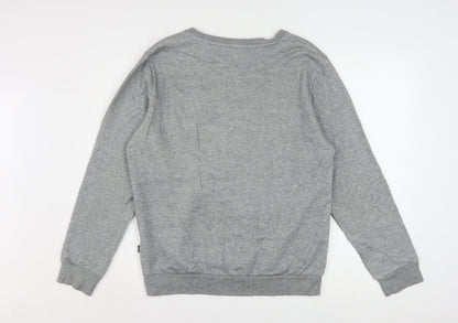 Puma Men's Grey Crew Neck Sweatshirt Small Classic Fit