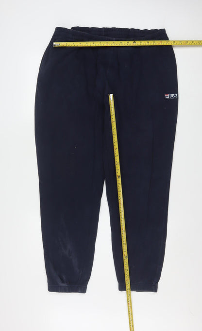 FILA Men's Black XL Fleece Jogger Sweatpants Activewear Trousers