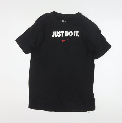 Nike Boys Black XL Just Do It Graphic Sports T-Shirt