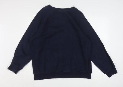 Fila Men's Blue XL Pullover Sweatshirt Crew Neck Graphic Logo