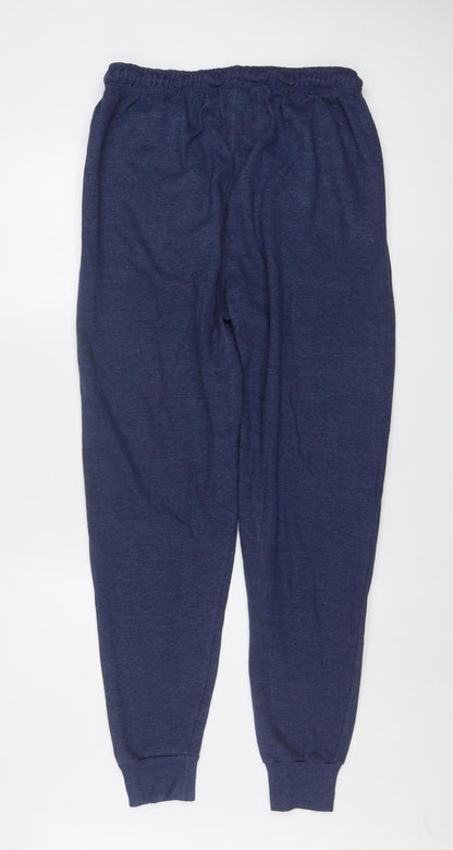 Reebok Men's Blue Large Pyjama Pants Cotton Blend Sleepwear