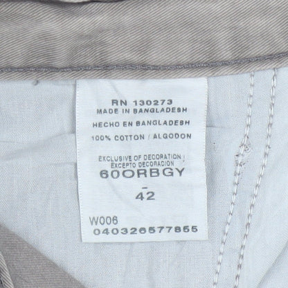 Wrangler Men's Beige Cargo Shorts Size 42 Regular Cotton Workwear