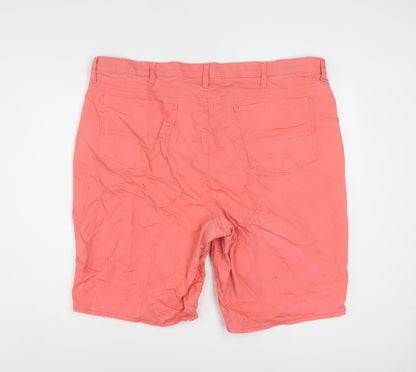 Lee Riders Men's Pink Cotton Stretch Chino Shorts 24W Regular Fit