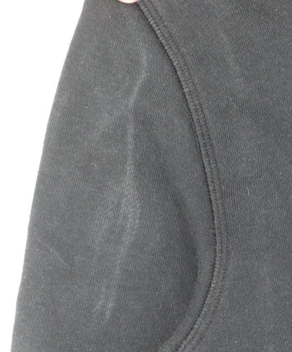 Adidas Womens Black Full Zip Sweatshirt Size S Cotton Blend