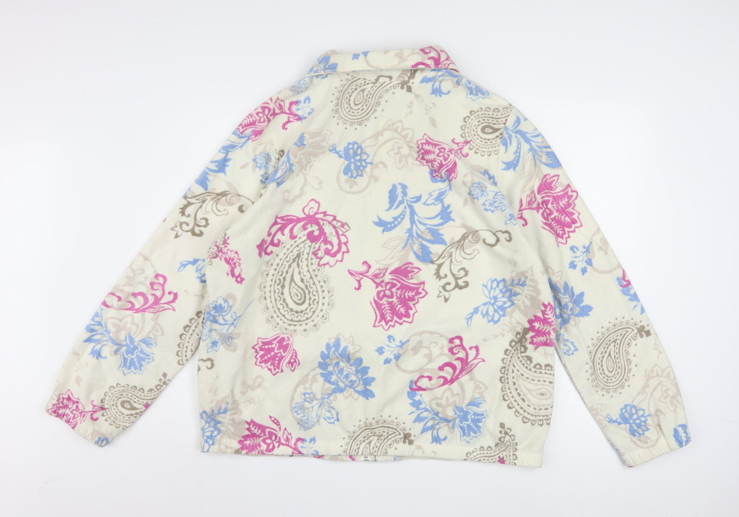 White Stag Womens Multicoloured Paisley Fleece Jacket XL