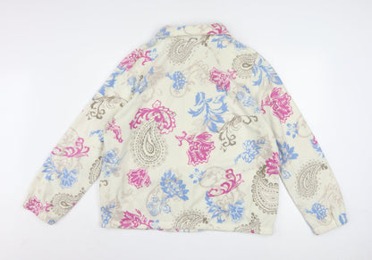 White Stag Womens Multicoloured Paisley Fleece Jacket XL