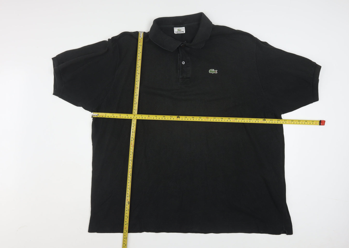 Lacoste Men’s Black Classic Fit Short Sleeve Polo Shirt Size 4XL